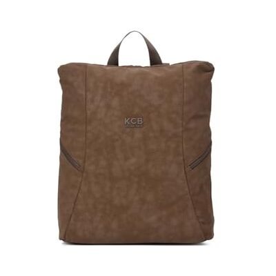 KCB Mochila anti-roubo pequena Side Conforto e segurança, design moderno e de qualidade, ideal para viagens e dia a dia, alças ajustáveis, 100% vegano, cor castanho KCB Mochila anti-roubo pequena Side Conforto e segurança, design moderno e de qualidade, ideal para viagens e dia a dia, alças ajustáveis, 100% vegano, cor castanho