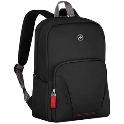 Wenger Motion Mochila para portátil com compartimento para tablet, notebook de até 15,6", 20 l, mulher/homem, negócios, universidade, escola, viagens, preto, Wenger Motion Mochila para portátil com compartimento para tablet, notebook de até 15,6", 20 l, mulher/homem, negócios, universidade, escola, viagens, preto,