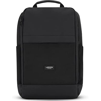 LARKSON Mochila portátil mulher e homem Niklas mala para escola, negócios ou viagem mochilas anti-roubo leve e repelente de água, Preto, Tamanho único LARKSON Mochila portátil mulher e homem Niklas mala para escola, negócios ou viagem mochilas anti-roubo leve e repelente de água, Preto, Tamanho único