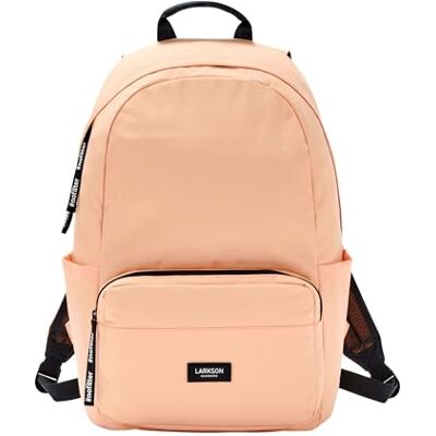 LARKSON Mochila mulher e homem Nº 3 mochilas portátil escolares jovens viagem universitária impermeável, Pêssego, Tamanho único, Casual LARKSON Mochila mulher e homem Nº 3 mochilas portátil escolares jovens viagem universitária impermeável, Pêssego, Tamanho único, Casual
