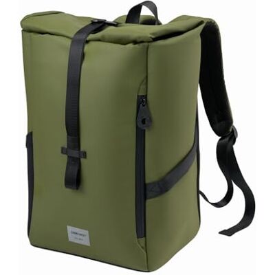 Cabin Max 40 x 20 x 25 Mochila de rolo de mão adequada para malas de cabine sob o assento da Ryanair (RPET reciclado) (caqui) Cabin Max 40 x 20 x 25 Mochila de rolo de mão adequada para malas de cabine sob o assento da Ryanair (RPET reciclado) (caqui)
