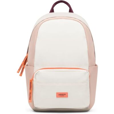 LARKSON Mochila mulher e homem Nº 3 mochilas portátil escolares jovens viagem universitária impermeável, Rosa areia, Tamanho único, Casual LARKSON Mochila mulher e homem Nº 3 mochilas portátil escolares jovens viagem universitária impermeável, Rosa areia, Tamanho único, Casual