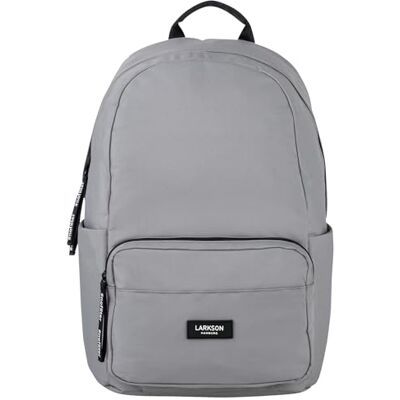LARKSON Mochila mulher e homem cinzento Nº 3 mochilas portátil escolares jovens viagem universitária impermeável LARKSON Mochila mulher e homem cinzento Nº 3 mochilas portátil escolares jovens viagem universitária impermeável