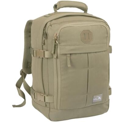 Cabin Max Metz Mochila de viagem, 55 x 40 x 20 cm, 44 L, poliéster reciclado, castanho, 40 x 30 x 20 cm, saco de Cabin Max Metz Mochila de viagem, 55 x 40 x 20 cm, 44 L, poliéster reciclado, castanho, 40 x 30 x 20 cm, saco de