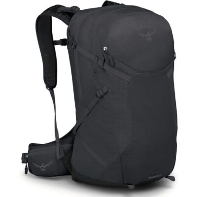 Osprey Sportlite Mochilas de caminhada unissexo design minimalista e leve painel traseiro Airscape Bolsos para garrafas de água cinto Osprey Sportlite Mochilas de caminhada unissexo design minimalista e leve painel traseiro Airscape Bolsos para garrafas de água cinto