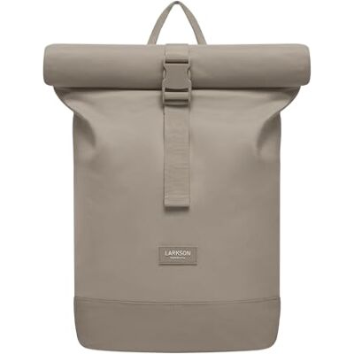 LARKSON Mochila feminina e homem cinzento Janne Small mochila pequena com compartimento para portátil para viagens e bicicleta universitária, repelente de água LARKSON Mochila feminina e homem cinzento Janne Small mochila pequena com compartimento para portátil para viagens e bicicleta universitária, repelente de água