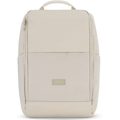 LARKSON Mochila portátil mulher e homem Niklas mala para escola, negócios ou viagem mochilas anti-roubo leve e repelente de água, Areia, Tamanho único, Moderno LARKSON Mochila portátil mulher e homem Niklas mala para escola, negócios ou viagem mochilas anti-roubo leve e repelente de água, Areia, Tamanho único, Moderno