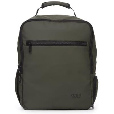 KCB Mochila de cabine Underseat Skid mala de mão cabine avião bagagem de mão para Ryanair e Vueling, mochila leve de viagem low-cost, alças ajustáveis, 100% vegano, Dióspiro, Casual KCB Mochila de cabine Underseat Skid mala de mão cabine avião bagagem de mão para Ryanair e Vueling, mochila leve de viagem low-cost, alças ajustáveis, 100% vegano, Dióspiro, Casual