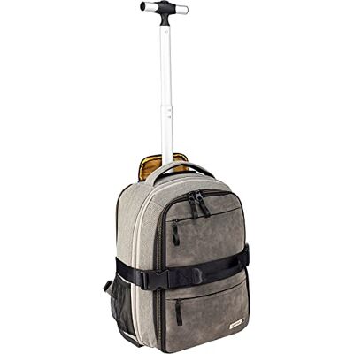 Cabin Max Mochila de viagem 40 x 30 x 20 mochila extensível de mão híbrida com rodas (40 x 30 x 15 cm e 40 x 30 x 20 cm), cinzento, 40 x 30 x 15, bagagem de mão debaixo do assento Cabin Max Mochila de viagem 40 x 30 x 20 mochila extensível de mão híbrida com rodas (40 x 30 x 15 cm e 40 x 30 x 20 cm), cinzento, 40 x 30 x 15, bagagem de mão debaixo do assento