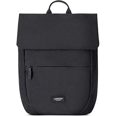 LARKSON Mochila de Mulher Pequena RONJA Mochila moderna e feita de Garrafas de PET recicladas para a universidade, lazer ou trabalho repelente à água e compartimento para portátil, preto LARKSON Mochila de Mulher Pequena RONJA Mochila moderna e feita de Garrafas de PET recicladas para a universidade, lazer ou trabalho repelente à água e compartimento para portátil, preto
