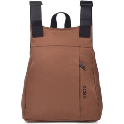 KCB Mochila anti-roubo grande Maze 100% vegana, mochila compacta para mulher com segurança extra KCB Mochila anti-roubo grande Maze 100% vegana, mochila compacta para mulher com segurança extra