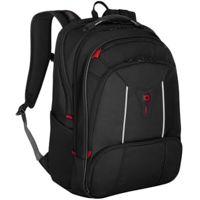 Wenger Carbon mochila para portátil, portátil de até 17", organizador de artigos, mulher homem, escritório negócios universidade, preto, Preto, 33 l Wenger Carbon mochila para portátil, portátil de até 17", organizador de artigos, mulher homem, escritório negócios universidade, preto, Preto, 33 l