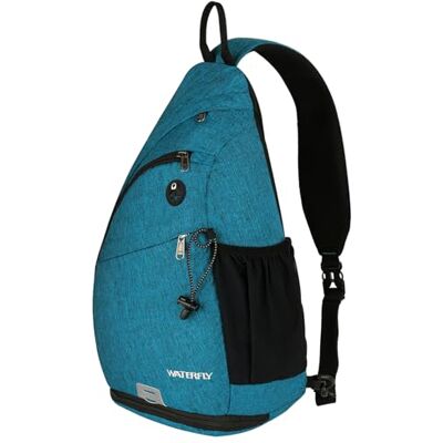 Waterfly Mochila de Ombro Pecho Mochila de Tiracolo Casual para Ciclismo, Caminhadas, Homem e Mulher Waterfly Mochila de Ombro Pecho Mochila de Tiracolo Casual para Ciclismo, Caminhadas, Homem e Mulher
