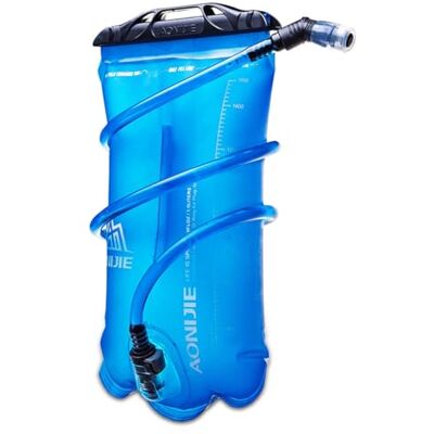 AONIJIE TPU Bolsa de água Soft Flask bexiga de hidratação desportiva sem BPA à prova de fugas ideal para mochila de hidratação para correr ciclismo caminhadas (1,5 l) AONIJIE TPU Bolsa de água Soft Flask bexiga de hidratação desportiva sem BPA à prova de fugas ideal para mochila de hidratação para correr ciclismo caminhadas (1,5 l)