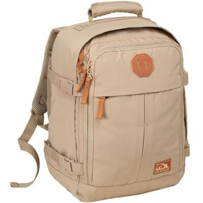 Cabin Max Mochila de Viagem 40x20x25 para Bagagem de Mão Mochila Sob o Assento Adequada para Ryanair (20L Poliéster Reciclado RPET), Clay, Casual Cabin Max Mochila de Viagem 40x20x25 para Bagagem de Mão Mochila Sob o Assento Adequada para Ryanair (20L Poliéster Reciclado RPET), Clay, Casual