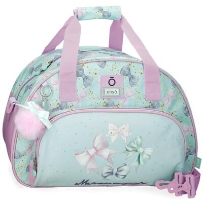 Enso Merci amour Mochila escolar mochila infantil feita de poliéster, alças largas e ajustáveis que se adaptam, bolso frontal., verde, Tamanho único Enso Merci amour Mochila escolar mochila infantil feita de poliéster, alças largas e ajustáveis que se adaptam, bolso frontal., verde, Tamanho único