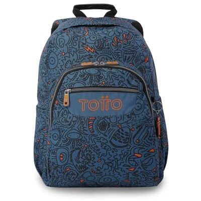 TOTTO Mochila escolar adaptável a carro, modelo de aguarelas, capacidade de 20 l, bolso PC de 14", bolsos em garrafa, costas ergonómicas com fluxo de ar, correias em S confortáveis, estampado Grafer TOTTO Mochila escolar adaptável a carro, modelo de aguarelas, capacidade de 20 l, bolso PC de 14", bolsos em garrafa, costas ergonómicas com fluxo de ar, correias em S confortáveis, estampado Grafer