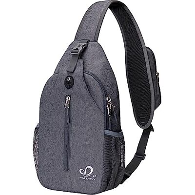 Waterfly Mochila cruzada peito de tiracolo para homem e mulher Waterfly Mochila cruzada peito de tiracolo para homem e mulher