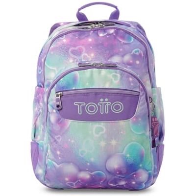 TOTTO Mochila escolar grande, modelo rayol, capacidade de 19 l, 3 compartimentos, 2 bolsos garrafa, bolso para PC de 14", costas ergonómicas com fluxo de ar, correias em S, Korina, Casual TOTTO Mochila escolar grande, modelo rayol, capacidade de 19 l, 3 compartimentos, 2 bolsos garrafa, bolso para PC de 14", costas ergonómicas com fluxo de ar, correias em S, Korina, Casual