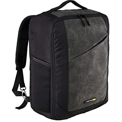 Cabin Max Mochila Manhattan 30 l 45 x 36 x 20 cm mala de viagem compatível com Easyjet para debaixo do assento RPET preto Cabin Max Mochila Manhattan 30 l 45 x 36 x 20 cm mala de viagem compatível com Easyjet para debaixo do assento RPET preto