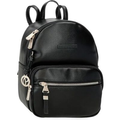 Pepe Jeans Elia Mochila casual, preto, 20 x 25,5 x 10 cm Pepe Jeans Elia Mochila casual, preto, 20 x 25,5 x 10 cm
