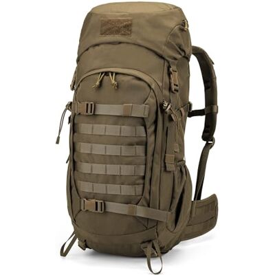 Mardingtop 50 l Mochila militar mochila tática mochilas de trekking com cobertura para chuva mochila de viagem para mochileiros mochilas de caminhada Mardingtop 50 l Mochila militar mochila tática mochilas de trekking com cobertura para chuva mochila de viagem para mochileiros mochilas de caminhada