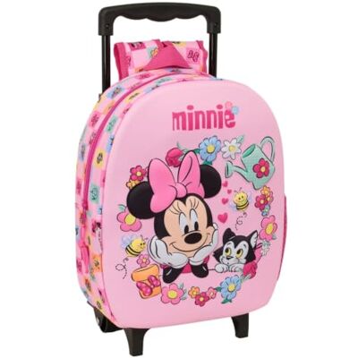 Safta Estojo escolar triplo Disney Minnie Mouse Baby, suporte para crianças com 3 compartimentos separados e fecho de correr, medidas 22 x 3 x 12 cm, estojo escolar 3 compartimentos, Mochila escolar Safta Estojo escolar triplo Disney Minnie Mouse Baby, suporte para crianças com 3 compartimentos separados e fecho de correr, medidas 22 x 3 x 12 cm, estojo escolar 3 compartimentos, Mochila escolar