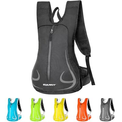 EULANT Mochila pequena de corrida, 15 l leves mochilas de bicicleta de montanha, mochila desportiva impermeável para ciclismo esqui caminhadas MTB Commuting, melhorada fecho de correr frontal EULANT Mochila pequena de corrida, 15 l leves mochilas de bicicleta de montanha, mochila desportiva impermeável para ciclismo esqui caminhadas MTB Commuting, melhorada fecho de correr frontal