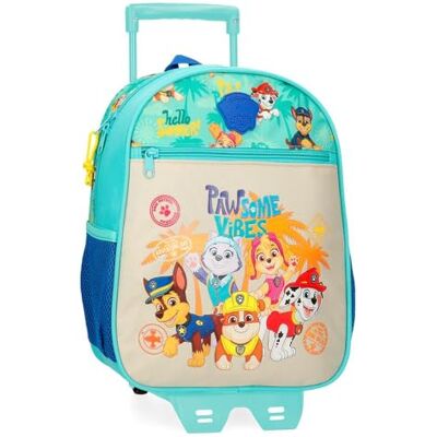 Paw Patrol Joumma Pawsome vibes mochila escolar, mochila infantil, fabricada em poliéster, vários compartimentos, alças largas e ajustáveis. Paw Patrol Joumma Pawsome vibes mochila escolar, mochila infantil, fabricada em poliéster, vários compartimentos, alças largas e ajustáveis.