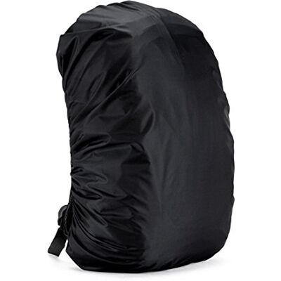 WKTRSM Capa impermeável protetor de chuva mochila de caminhada capa de mochila protetora resistente à água para viagens campismo caminhadas mochilas 45 L 60 L (preto) WKTRSM Capa impermeável protetor de chuva mochila de caminhada capa de mochila protetora resistente à água para viagens campismo caminhadas mochilas 45 L 60 L (preto)
