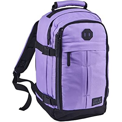 Cabin Max Mochila de viagem 40x20x25 para bagagem de mão Mochila sob o assento adequada para Ryanair (20L Poliéster Reciclado RPET), Alfazema Cabin Max Mochila de viagem 40x20x25 para bagagem de mão Mochila sob o assento adequada para Ryanair (20L Poliéster Reciclado RPET), Alfazema