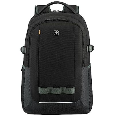 Wenger Ryde Mochila para portátil com compartimento para tablet, portátil de até 16", tablet de até 10", organizador de artigos, 24 l, escritório viagens negócios universidade, preto, 612567 Wenger Ryde Mochila para portátil com compartimento para tablet, portátil de até 16", tablet de até 10", organizador de artigos, 24 l, escritório viagens negócios universidade, preto, 612567