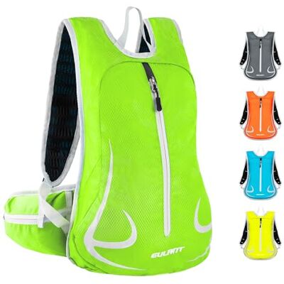 EULANT Mochila pequena de corrida, 15 l leves mochilas de bicicleta de montanha, mochila desportiva impermeável para ciclismo esqui caminhadas MTB Commuting, melhorada fecho de correr frontal EULANT Mochila pequena de corrida, 15 l leves mochilas de bicicleta de montanha, mochila desportiva impermeável para ciclismo esqui caminhadas MTB Commuting, melhorada fecho de correr frontal
