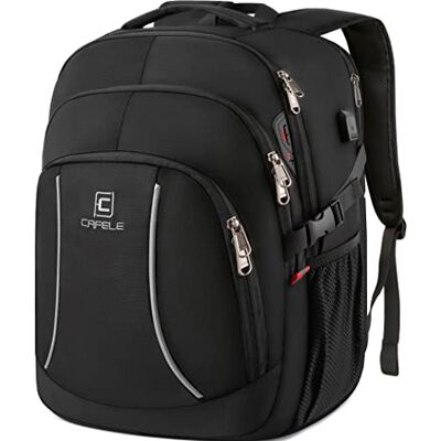 Cafele Mochila RFID anti-roubo, mochila escolar para notebook, mochila escolar juvenil, mochila impermeável com porta de carregamento USB, mochila de viagem de negócios para homens e mulheres Cafele Mochila RFID anti-roubo, mochila escolar para notebook, mochila escolar juvenil, mochila impermeável com porta de carregamento USB, mochila de viagem de negócios para homens e mulheres