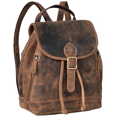 STILORD '' Mochila de Mulher Casual de Couro Pequena Daypack Backpack Vintage Mala a Tiracolo Mala de Mão Mochila de Dia para Trabalho Sair de Pele Autêntica STILORD '' Mochila de Mulher Casual de Couro Pequena Daypack Backpack Vintage Mala a Tiracolo Mala de Mão Mochila de Dia para Trabalho Sair de Pele Autêntica