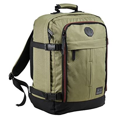 Cabin Max Mochila de viagem cabine avion 45 x 36 x 20 Easyjet, mochilas de viagem avião bagagem de mão, mochilas de viagem, correias de compressão poliéster RPET reciclado (Metz 30 L), caqui Cabin Max Mochila de viagem cabine avion 45 x 36 x 20 Easyjet, mochilas de viagem avião bagagem de mão, mochilas de viagem, correias de compressão poliéster RPET reciclado (Metz 30 L), caqui