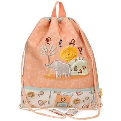 Enso Play All day mochila infantil, mochila escolar, fabricada em poliéster, rodas duplas de rotação multidirecional, várias maneiras de usar, multicolorido Enso Play All day mochila infantil, mochila escolar, fabricada em poliéster, rodas duplas de rotação multidirecional, várias maneiras de usar, multicolorido