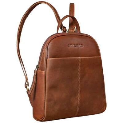 STILORD '' Elegante mochila mulher couro vintage para senhoras de couro pequeno Daypack para sair diário ou trabalho de pele autêntica STILORD '' Elegante mochila mulher couro vintage para senhoras de couro pequeno Daypack para sair diário ou trabalho de pele autêntica