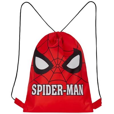 Disney Mochila de natação com cordão para crianças, 29 x 38 cm, mochila saco de natação com ventilação, Vermelho Homem-Aranha Disney Mochila de natação com cordão para crianças, 29 x 38 cm, mochila saco de natação com ventilação, Vermelho Homem-Aranha