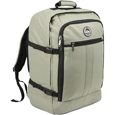 Cabin Max Mochila de viagem, 55 x 40 x 20 cm, 44 L, poliéster reciclado, castanho, 40 x 30 x 20 cm, saco de Cabin Max Mochila de viagem, 55 x 40 x 20 cm, 44 L, poliéster reciclado, castanho, 40 x 30 x 20 cm, saco de