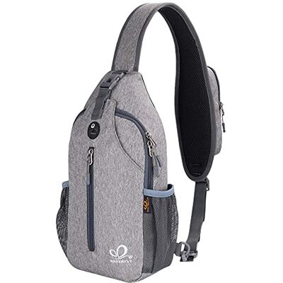 Waterfly Mochila Cruzada de Pecho Mochila de Ombro para Ciclismo, Caminhadas, Casual para Homem e Mulher Waterfly Mochila Cruzada de Pecho Mochila de Ombro para Ciclismo, Caminhadas, Casual para Homem e Mulher