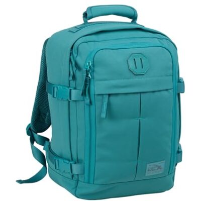 Cabin Max Mochila de viagem 40x20x25 para bagagem de mão Mochila sob o assento adequada para Ryanair (20L Poliéster Reciclado RPET), Lagoon, Bagagem de mão Cabin Max Mochila de viagem 40x20x25 para bagagem de mão Mochila sob o assento adequada para Ryanair (20L Poliéster Reciclado RPET), Lagoon, Bagagem de mão