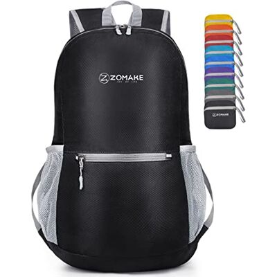 Burton - Ultraleicht Faltbarer Rucksack - 20L - Preto - Backpack Burton - Ultraleicht Faltbarer Rucksack - 20L - Preto - Backpack