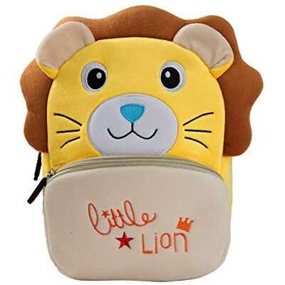 BAIGIO Mochilas infantis pequenas mochilas de berçário bonito 3D desenhos animados animais criança bolsa escolar suave peluche mochila saco de bebé para crianças pequenas pré-escolar berçário 2-4 anos BAIGIO Mochilas infantis pequenas mochilas de berçário bonito 3D desenhos animados animais criança bolsa escolar suave peluche mochila saco de bebé para crianças pequenas pré-escolar berçário 2-4 anos