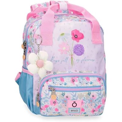 Mochila Rosa Full Of Flowers Enso - Mochila escolar Mochila Rosa Full Of Flowers Enso - Mochila escolar