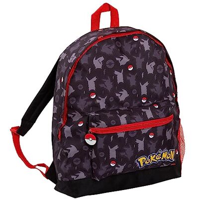 Pokémon Mochila de para adultos, adolescentes, crianças, Pikachu Pokeball, escola, universidade, lancheira, mochila desportiva de viagem, Black, One Size, mochila Pokémon Mochila de para adultos, adolescentes, crianças, Pikachu Pokeball, escola, universidade, lancheira, mochila desportiva de viagem, Black, One Size, mochila