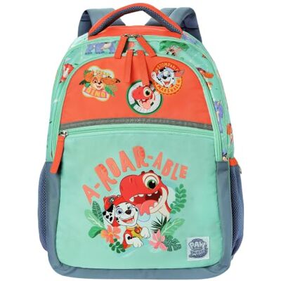 Paw Patrol Mochila de padrão canina, mochila de menino e menina, verde, tamanho único Paw Patrol Mochila de padrão canina, mochila de menino e menina, verde, tamanho único