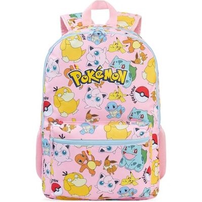 Get Trend Pokemon Minecraft mochila infantil, mochila escolar ajustável e acolchoada, grande capacidade para colégio, viagem e lazer, presente menina, Multi pokémon, Mochila infantil Get Trend Pokemon Minecraft mochila infantil, mochila escolar ajustável e acolchoada, grande capacidade para colégio, viagem e lazer, presente menina, Multi pokémon, Mochila infantil