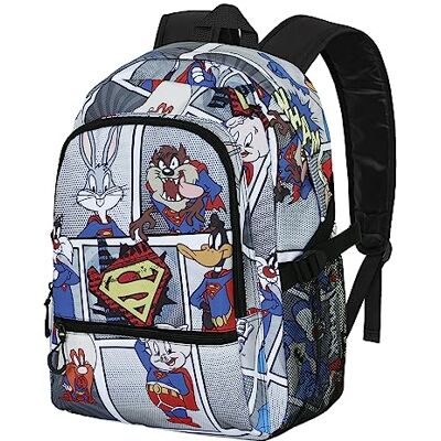 KARACTERMANIA Looney Tunes Super Tunes mochila Fight FAN 2.0, cinzento, 31 x 44 cm, capacidade 24 l, cinzento, Mochila Fight FAN 2.0 Super Tunes KARACTERMANIA Looney Tunes Super Tunes mochila Fight FAN 2.0, cinzento, 31 x 44 cm, capacidade 24 l, cinzento, Mochila Fight FAN 2.0 Super Tunes