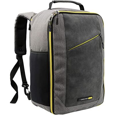 Cabin Max Mochila de viagem para cabina de avião 40x20x25, mochilas, mochila de cabina, mochilas de viagem para avião, 20L para bagagem de mão Ryanair Compatibilidade multiaerolinha EasyJet, Wizz Cabin Max Mochila de viagem para cabina de avião 40x20x25, mochilas, mochila de cabina, mochilas de viagem para avião, 20L para bagagem de mão Ryanair Compatibilidade multiaerolinha EasyJet, Wizz
